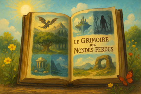 LE GRIMOIRE DES MONDES PERDUS ! – Préprogramme 3-12 ans : Été 2025