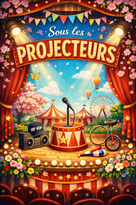 SOUS LES PROJECTEURS ! – Programmes détaillés Vacances de Printemps 2026