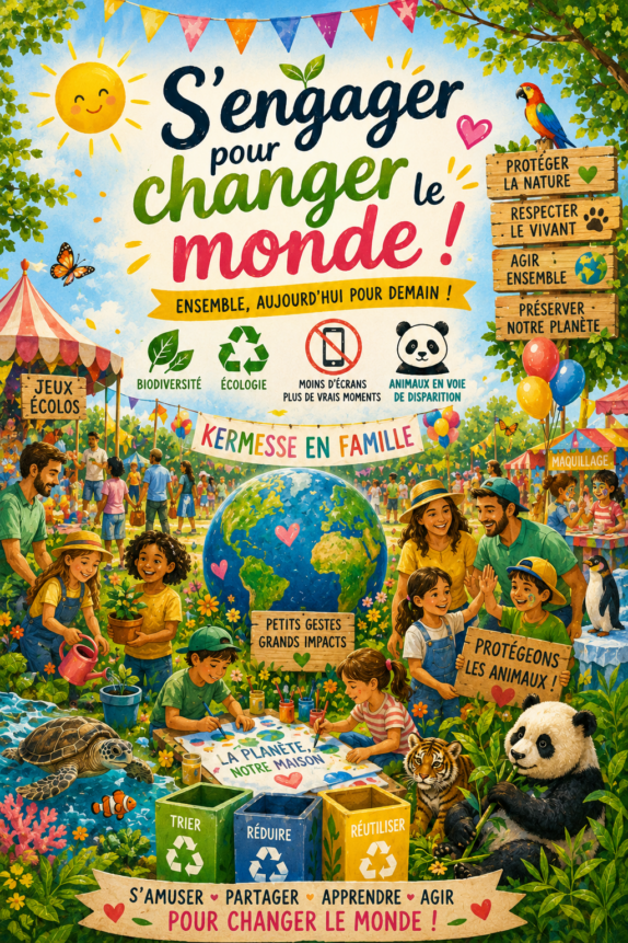 S&rsquo;ENGAGER POUR CHANGER LE MONDE – Programmes Mercredis 2025/26 – Période 5 Juin/Juillet 2026